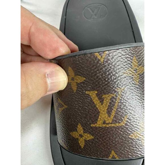 Louis Vuitton Sunbath Flat Mule Monogram Size 36 SPB-TS 347667 - Picture 7 of 12